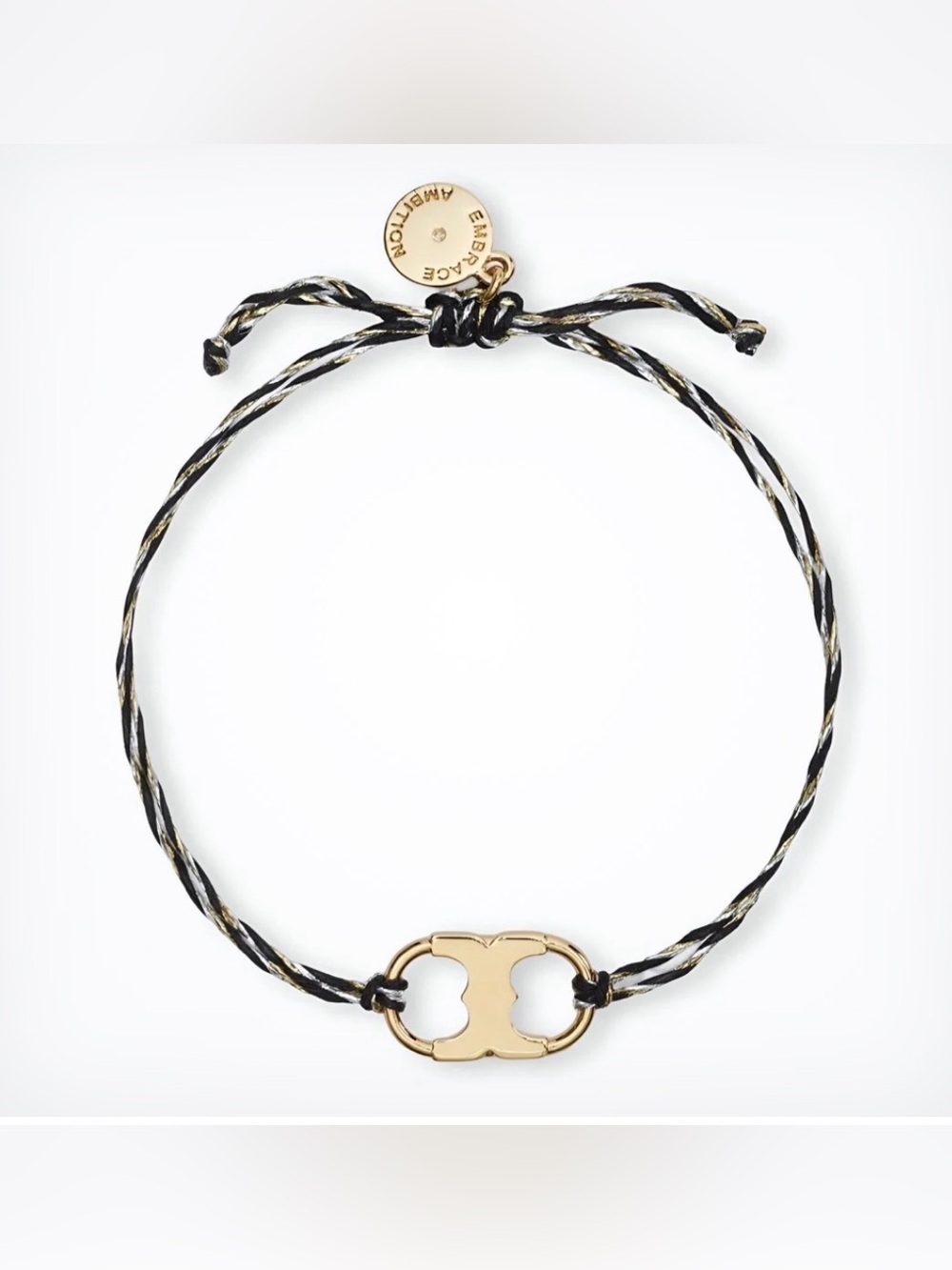 Tory Burch Retired Limited Edition Foundation Rope Bracelet